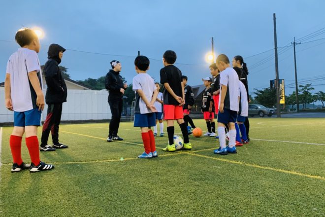 7月9日(金)　ジュニアA・Bスクール　SHOTA SOCCER ACADEMY 小川和英ムーブメントコーチ　トレーニング