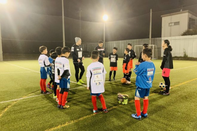 11月5日(金)　ジュニアA・Bスクール　SHOTA SOCCER ACADEMY 小川和英ムーブメントコーチ　トレーニング